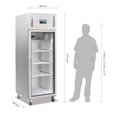 Polar Upright Glass Door Gastro Refrigerator 600Ltr