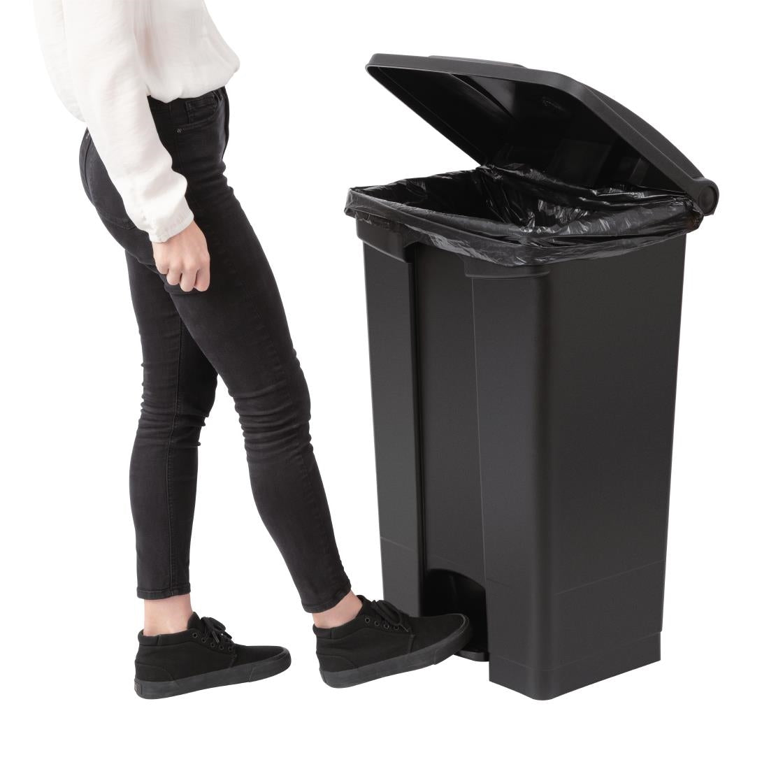 Jantex Pedal Bin Black 87Ltr