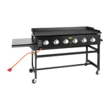 Buffalo 6 Burner Combi BBQ Grill and Griddle