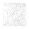 Bolero Square Marble Effect Tabletop White 600mm