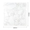 Bolero Square Marble Table Top White 600mm