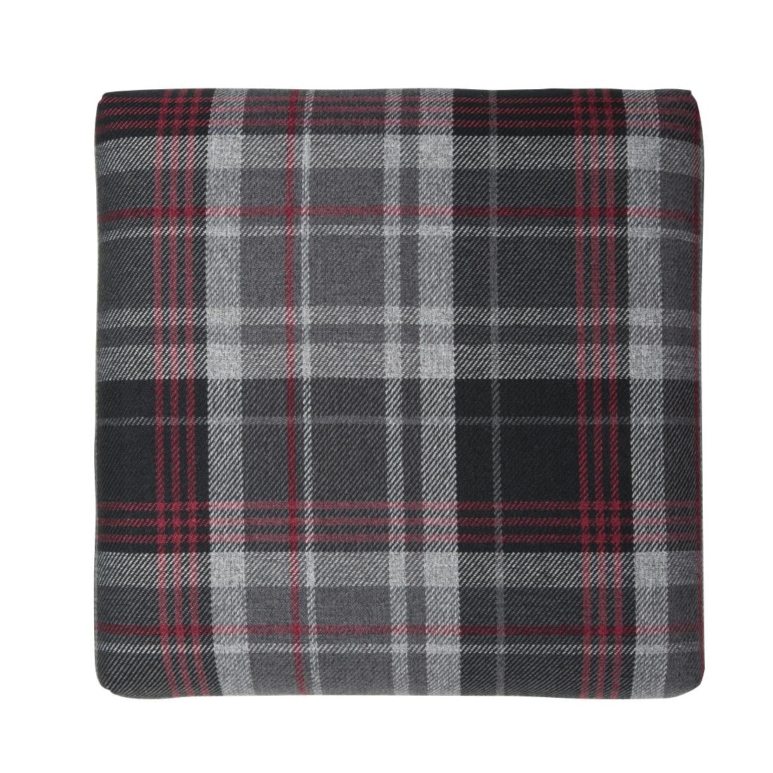 Bolero Austin High Stool Grey Tartan (Single)