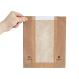 Fiesta Compostable Food Bags with Glassine Windows (Pack of 1000)