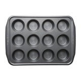 Circulon Carbon Steel 12 Cup Muffin Tin 280mm