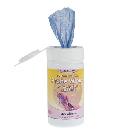 Alcohol-Free Quat-Free Food Probe Wipes (Pack of 200)