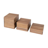 Olympia Acacia Riser Blocks 50/100/150(H)mm (Set of 3)