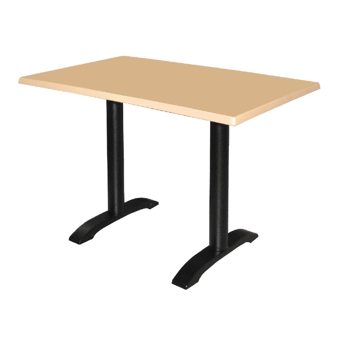 Bolero Cast Iron Twin Leg Table Base (2 Pack)