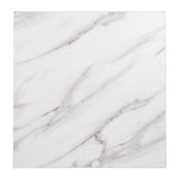 Bolero Pre-drilled Square Table Top 600mm Marble Effect