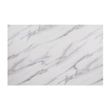 Bolero Pre-drilled Rectangular Table Top Marble Effect