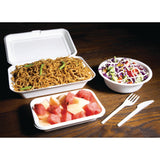 Fiesta Compostable Bagasse Hinged Food Containers 248mm (Pack of 250)