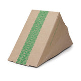 Vegware Compostable Kraft Standard 65mm Sandwich Wedges