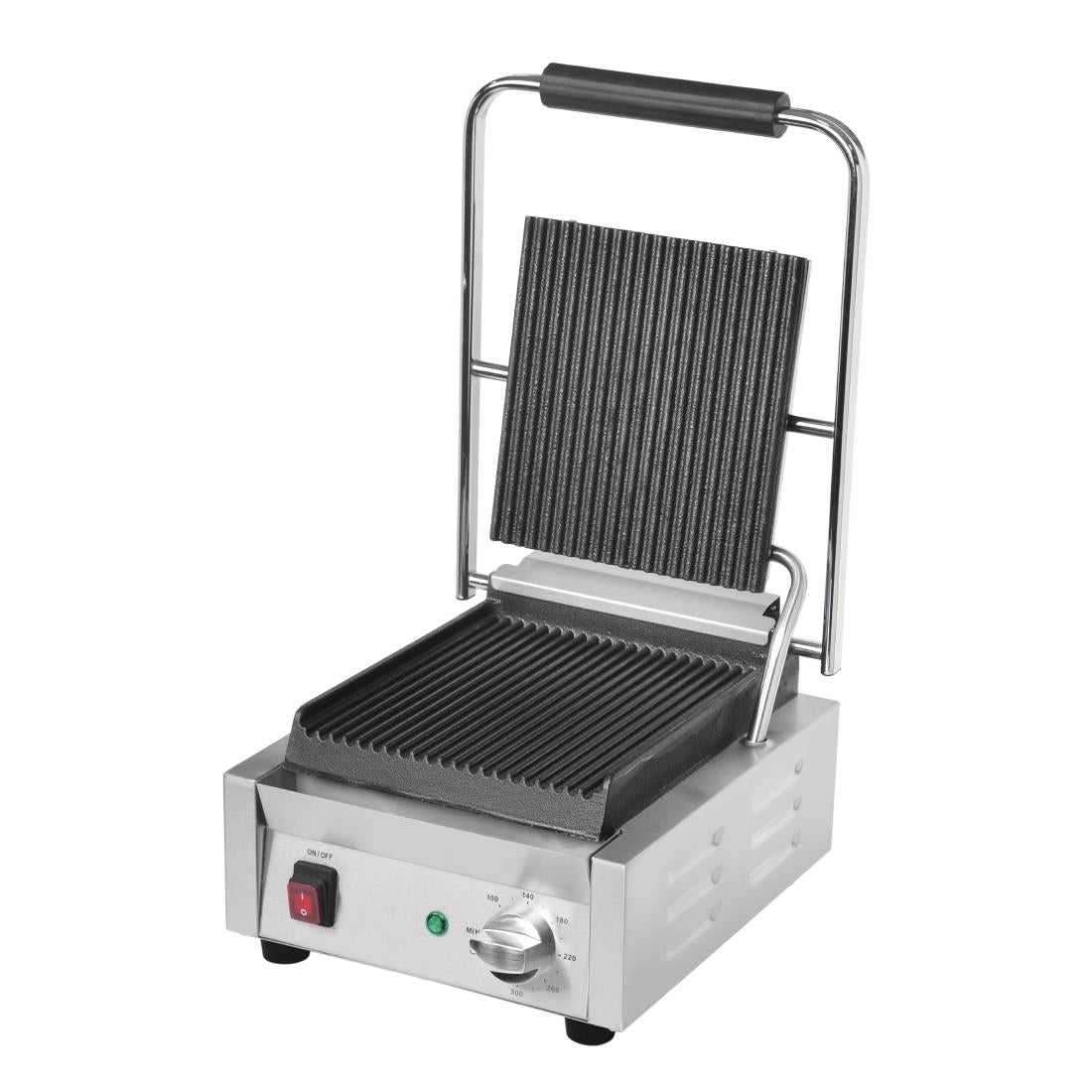 Buffalo Bistro Ribbed Contact Grill