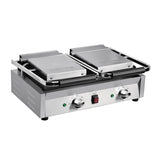 Buffalo Bistro Double Ribbed Contact Grill