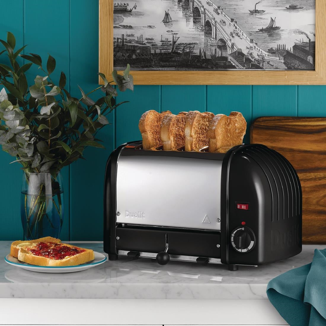 Dualit 4 Slice Vario Toaster Black 40344