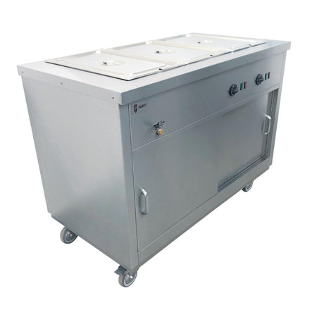 Parry Mobile Hot Cupboard with Bain Marie Top HOT15BM