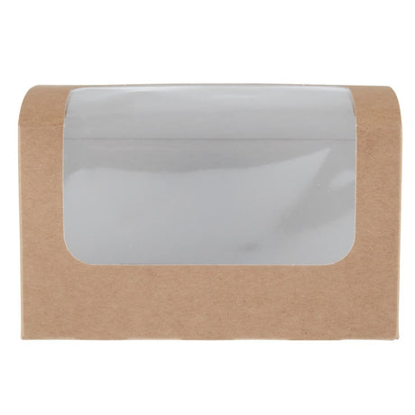 Colpac Compostable Kraft Sandwich Packs With PLA Window (Pack of 500)