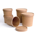 Fiesta Compostable Soup Containers 98mm 230ml / 8oz (Pack of 500)