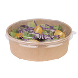 Fiesta Compostable Round Kraft Salad Bowls 500ml / 18oz (Pack of 300)