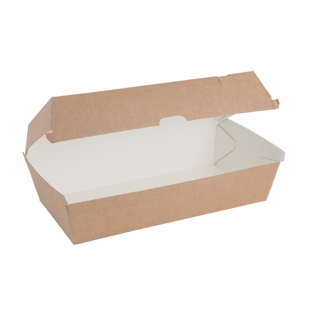 Fiesta Compostable Kraft Food Boxes Large 204mm (Pack of 100)