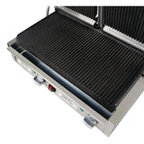 Buffalo Double Ribbed Contact Grill