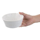 Olympia Cavolo Flat Round Bowls White Speckle 143mm (Pack of 6)