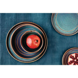 Olympia Cavolo Flat Round Plates Iridescent 220mm (Pack of 6)