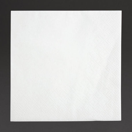 Fiesta Recyclable Cocktail Napkin White 24x24cm 2ply 1/4 Fold (Pack of 4000)