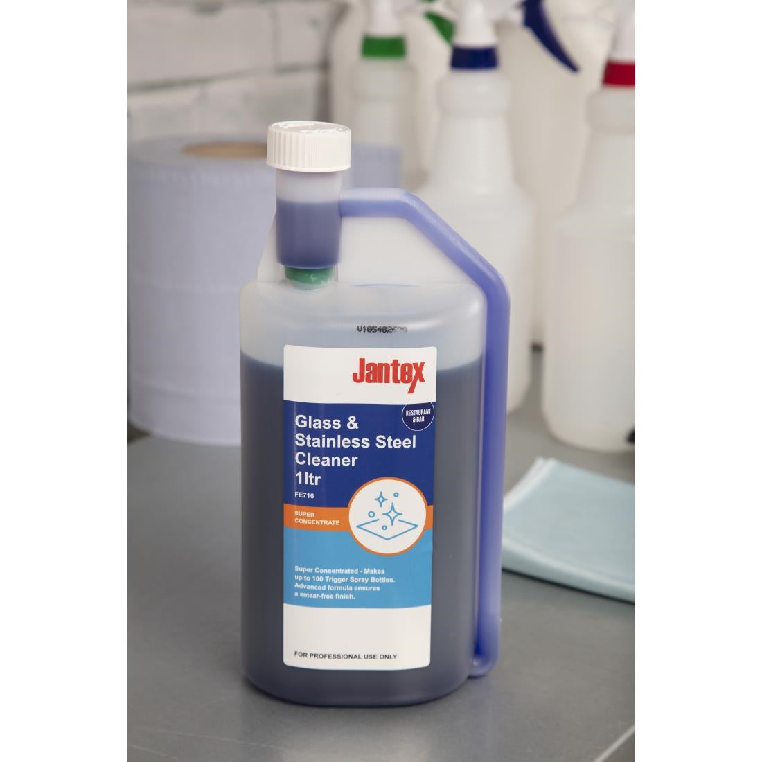 Jantex Glass and Stainless Steel Cleaner Super Concentrate 1Ltr