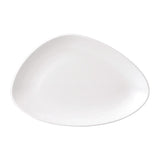 Isla White Chefs' Triangle Plate 12 x 8 " (Box 6)