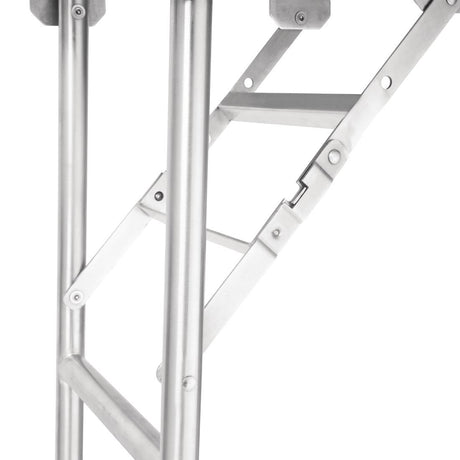 Vogue Stainless Steel Folding Work Table 1830x610x780mm