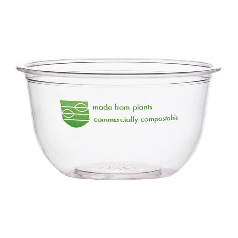 Vegware 96-Series Compostable PLA Deli Pots 8oz (Pack of 1000)