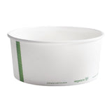 Vegware 185-Series Compostable Bon Appetit Wide PLA-lined Paper Food Bowls 26oz (Pack of 300)