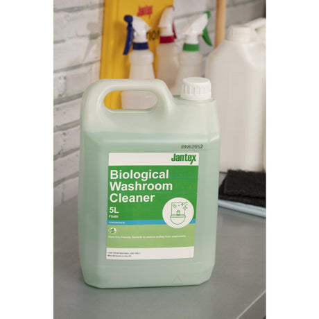 Jantex Green Biological Washroom Cleaner Concentrate 5Ltr