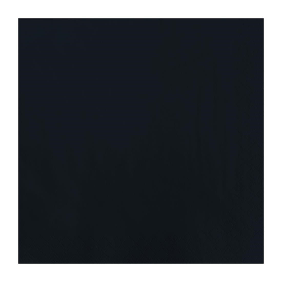 Fasana Lunch Napkin Black 33x33cm 2ply 1/4 Fold (Pack of 1500)