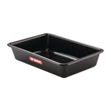 Araven Deep Food Tray Black 10Ltr