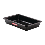 Araven Deep Food Tray Black 5Ltr