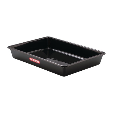 Araven Deep Food Tray Black 8Ltr