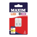 Maxim LED G4 Warm White Light Bulb 1.5/10w (Pack of 2)