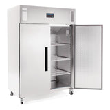 Polar Double Door Freezer Stainless Steel 1200Ltr