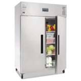 Polar Double Door Fridge Stainless Steel 1200Ltr