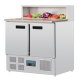 Polar G-Series Pizza Prep Counter Fridge 288Ltr