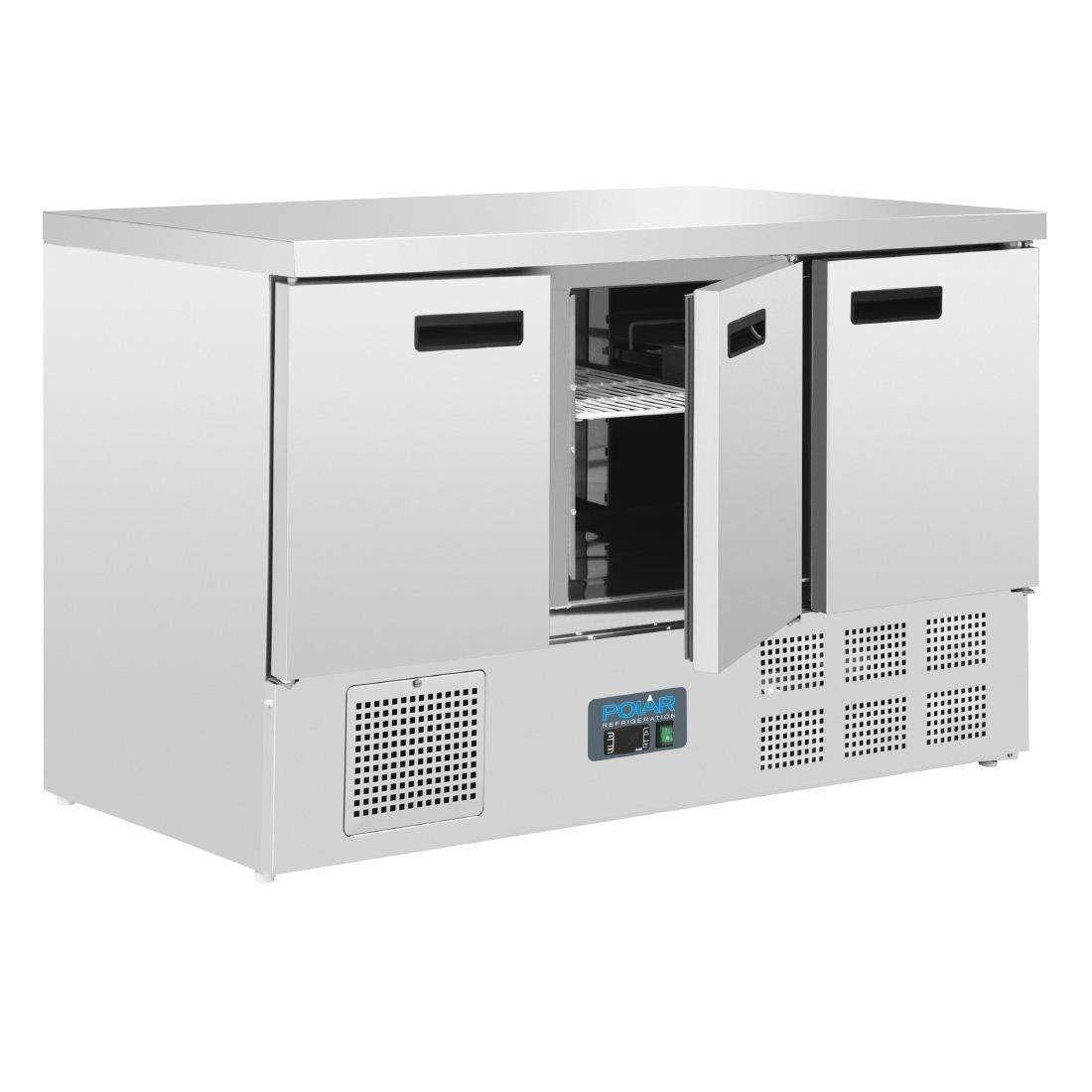 Polar G-Series Triple Door Counter Fridge 368Ltr