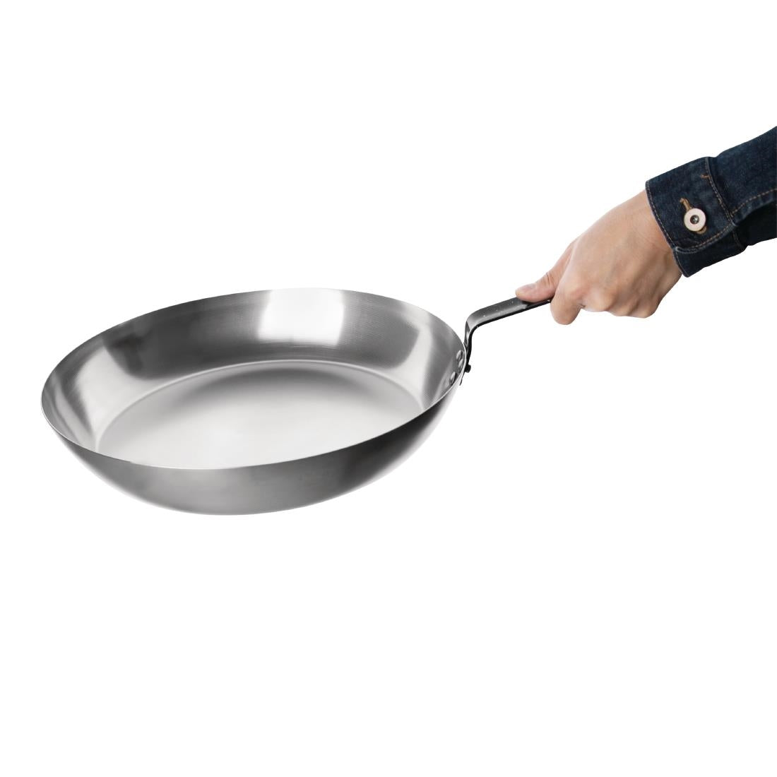 Vogue Carbon Steel Frying Pan 26cm