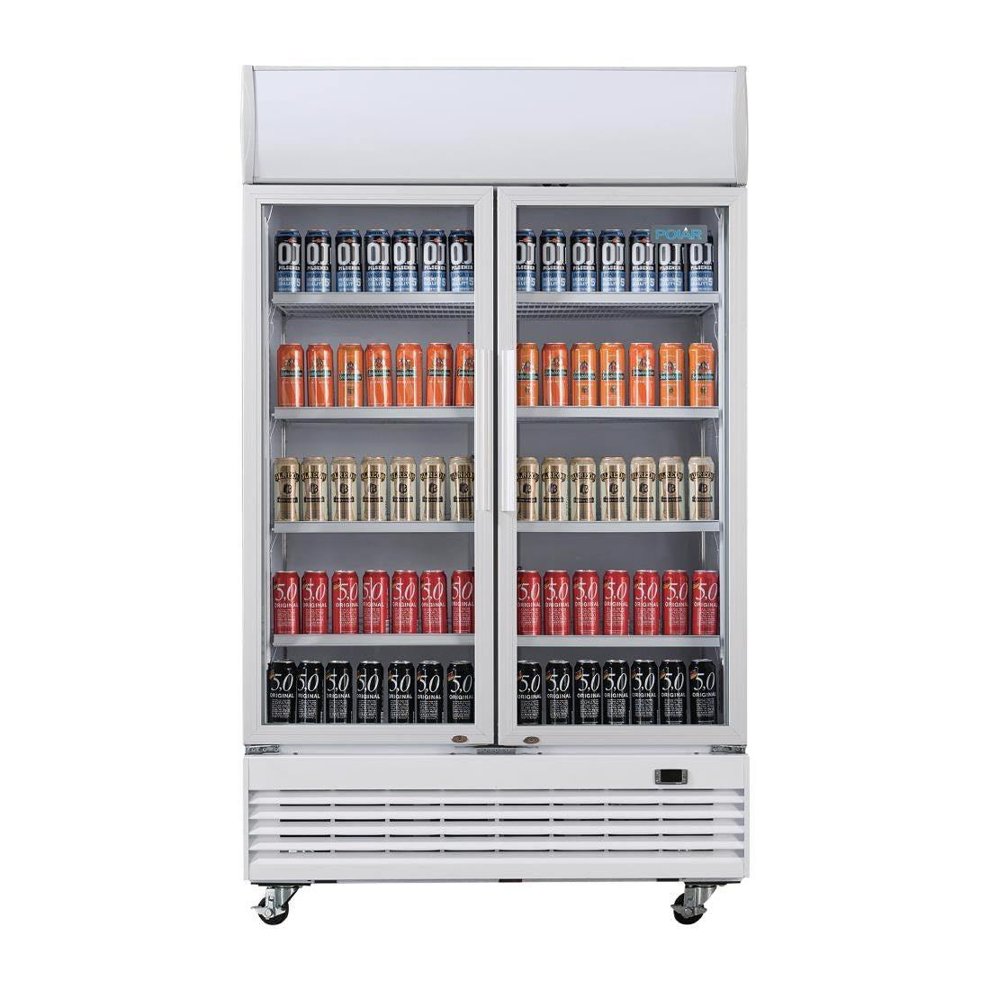 Polar G-Series Upright Display Cooler with Light Box 950Ltr