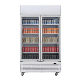 Polar G-Series Upright Display Cooler with Light Box 950Ltr