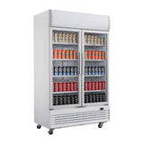 Polar G-Series Upright Display Cooler with Light Box 950Ltr