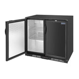 Polar G-series 850mm Double Door Back Bar Cooler Solid Door 198 Ltr