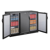 Polar G-series 850mm Triple Door Back Bar Cooler Solid Door 320 Ltr