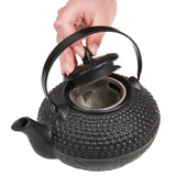 Oriental Hobnail Teapot Black 850ml