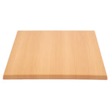 Special Offer Bolero Square Beech Table Top and Base Combo